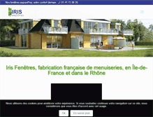 Tablet Screenshot of fenetre-iris.com